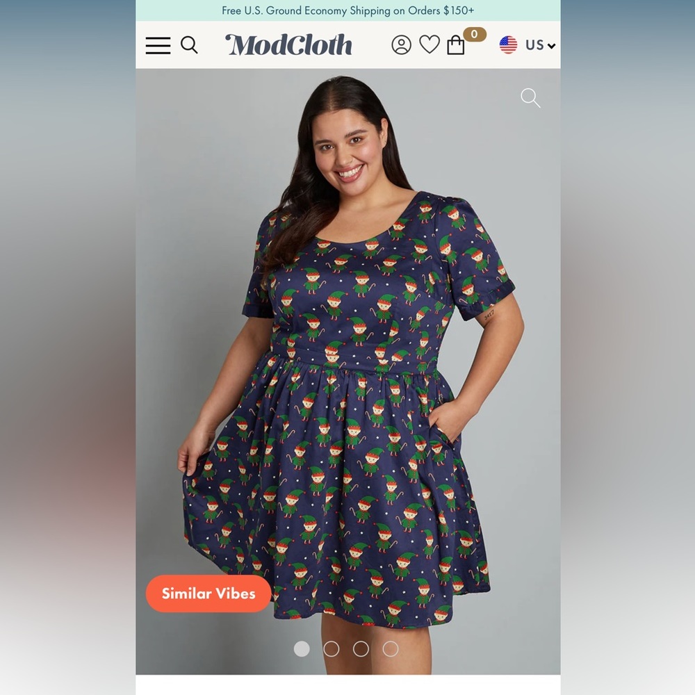 EUC Elf dress Modcloth size XL